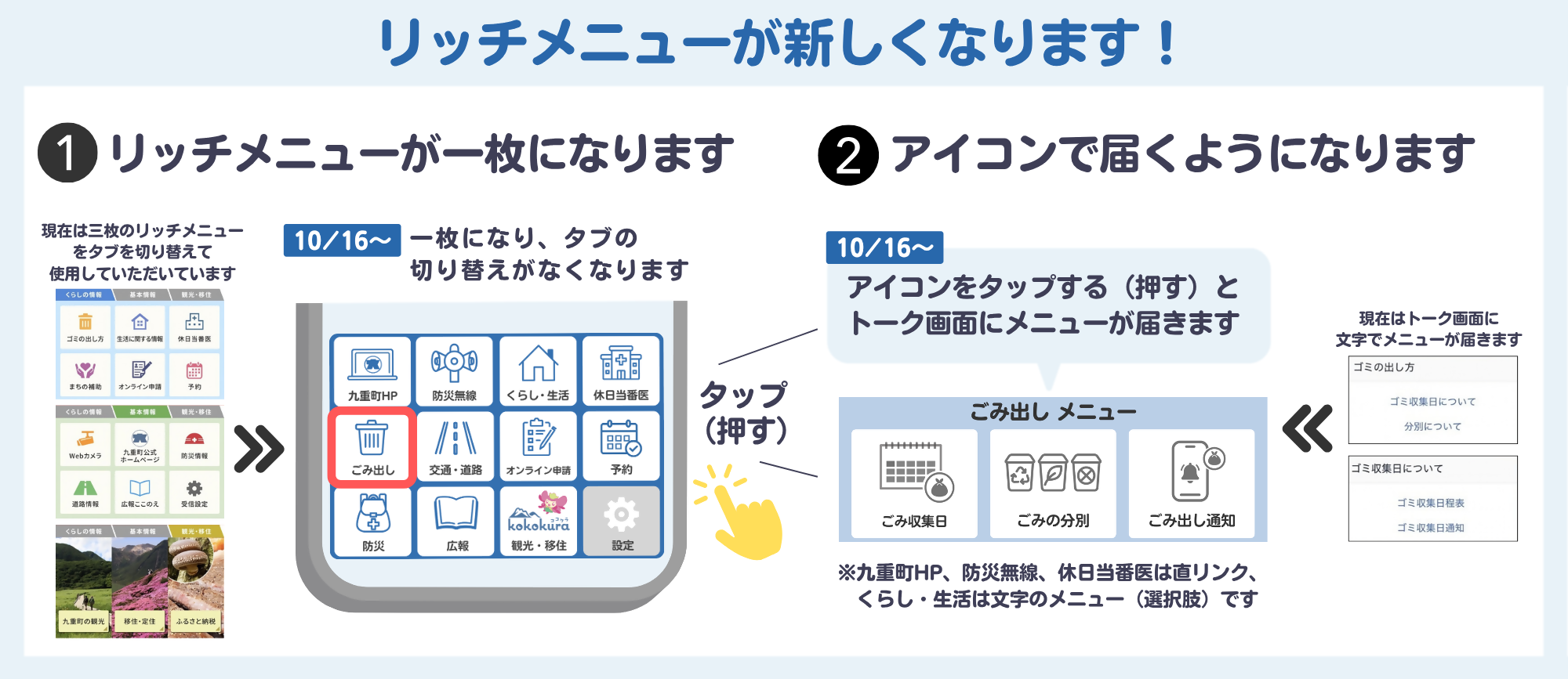 LINEリッチメニュー新 LINEリッチメニュー新